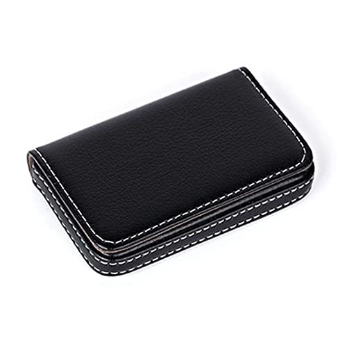 WAOCEO Visitenkartenetui Magnetschnalle Visitenkartenetui Business Herren Kartenhalter Mode Leder Damen Große Kapazität Tragbares Visitenkartenetui Geschäftskartenhalter (Color : 02) von WAOCEO