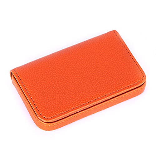 WAOCEO Visitenkartenetui Magnetschnalle Visitenkartenetui Business Herren Kartenhalter Mode Leder Damen Große Kapazität Tragbares Visitenkartenetui Geschäftskartenhalter (Color : 06) von WAOCEO