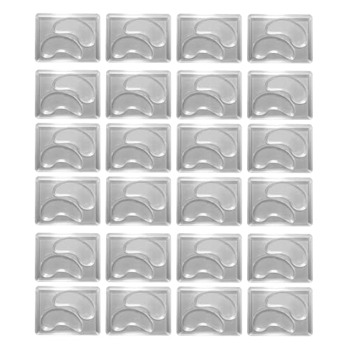 24 Stück Augenklappen Formen, Augenmasken Form, Augenmaske für Gesichtsmaskenmaschine, Wiederverwendbare Transparente Augenmasken Patch Tablett Platte von WAONIQ