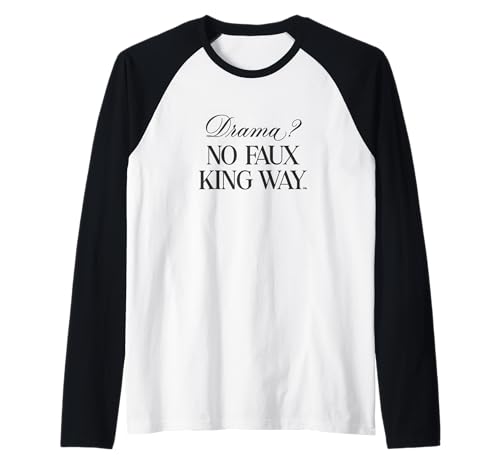 Herren Drama? NO Faux Way sarkastische Aussage Raglan Herren Drama? NO Faux Way sarkastische Aussage Raglan von WAQ WORLD