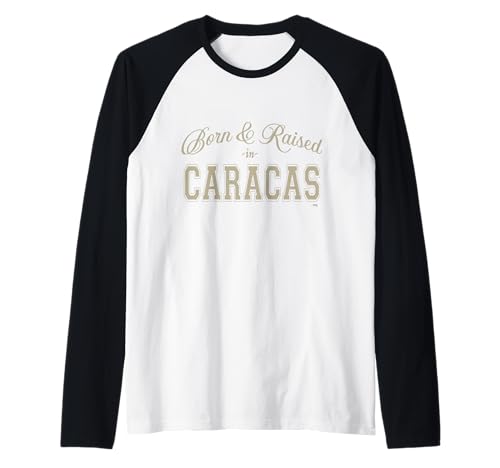 Herren Geboren und aufgewachsen in Caracas Raglan Herren Geboren und aufgewachsen in Caracas Raglan von WAQ World