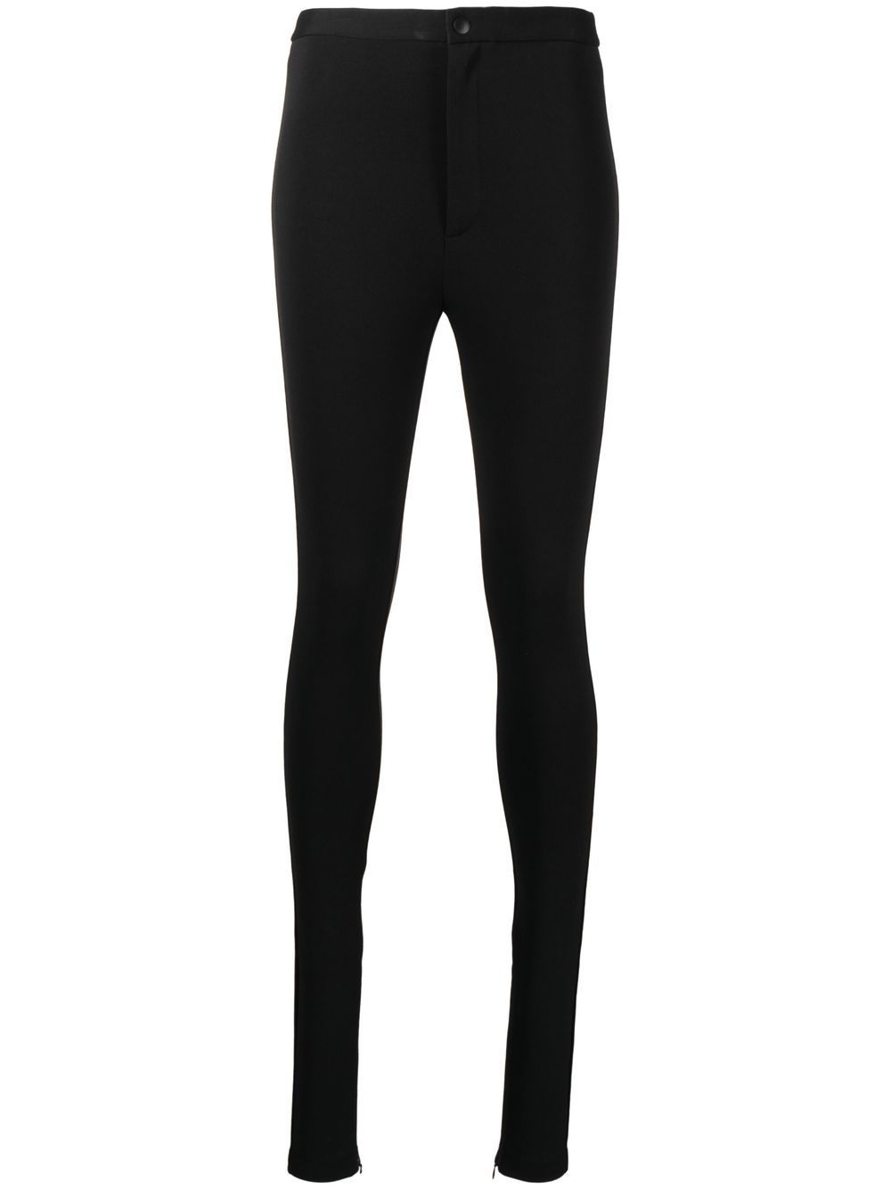 WARDROBE.NYC Hoch sitzende Skinny-Hose - Schwarz von WARDROBE.NYC