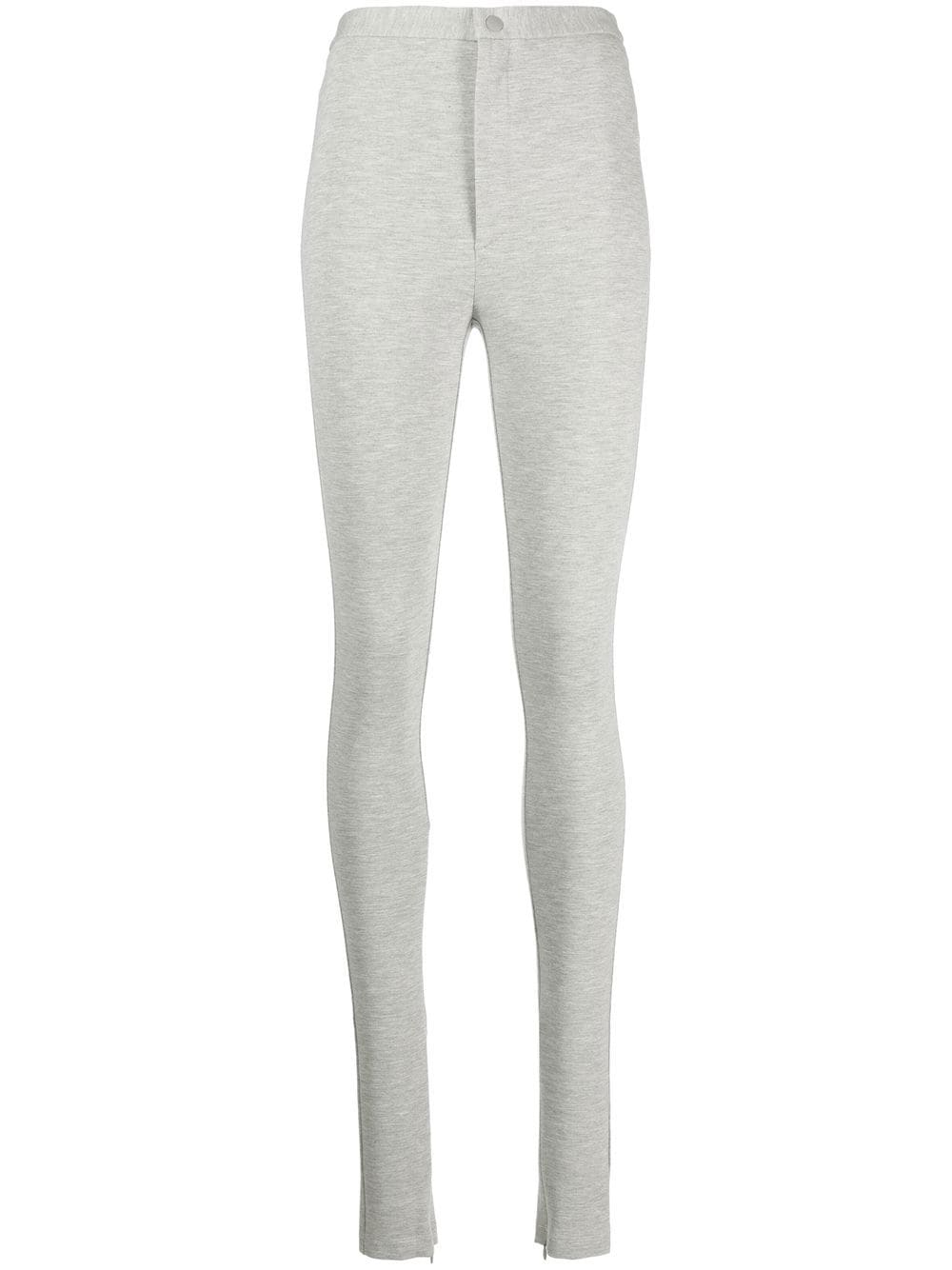 WARDROBE.NYC Leggings mit hohem Bund - Grau von WARDROBE.NYC