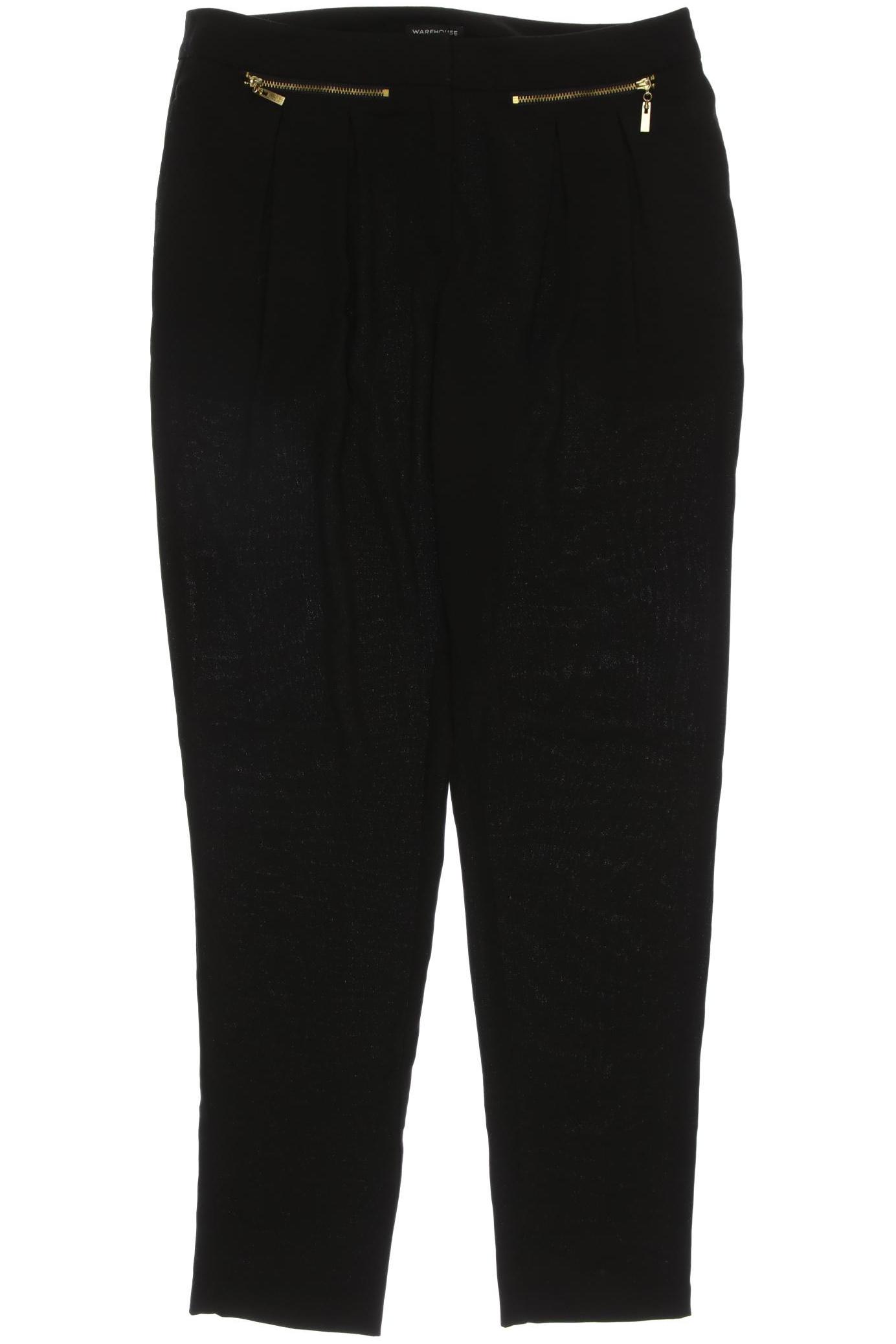 WAREHOUSE Damen Stoffhose, schwarz von WAREHOUSE