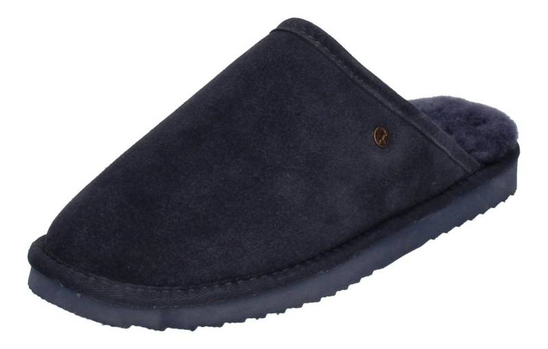 WARMBAT Classic Suede Hausschuh Dark Navy von WARMBAT