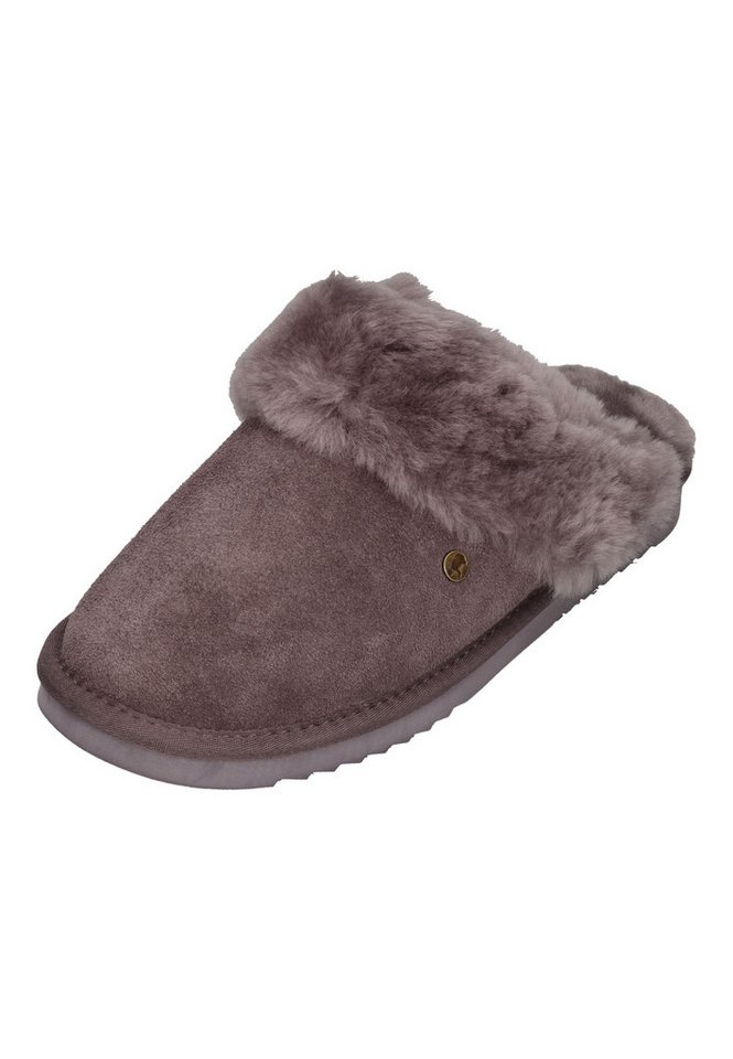 WARMBAT FLURRY SUEDE Hausschuh Plum von WARMBAT