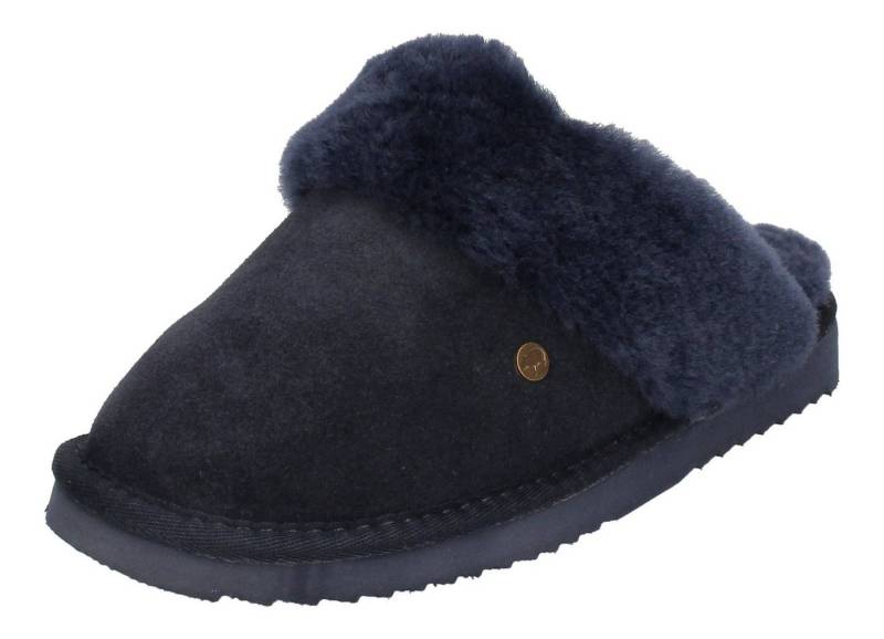 WARMBAT Flurry Suede Hausschuh Dark Navy von WARMBAT