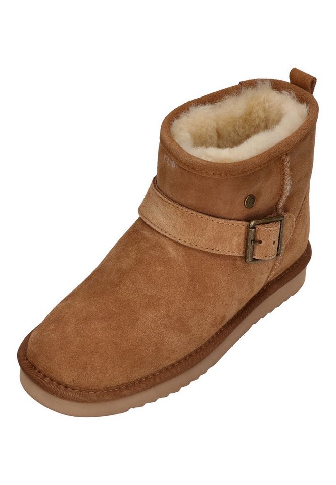 WARMBAT WALLABY BUCKLE Stiefelette Cognac von WARMBAT