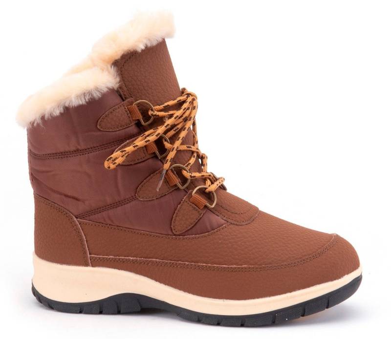 WARMBAT Winterschuhe Abbott - Leder, Schafffell Innenfutter, wasserabweisend Winterstiefel von WARMBAT