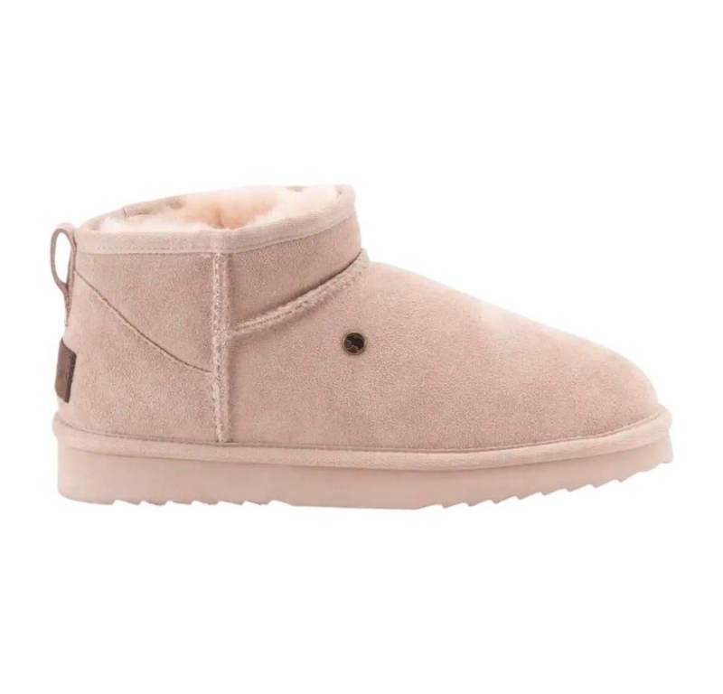 WARMBAT Winterschuhe Durack Suede Boot (Merino-Schafwolle) blush rosa Damen Winterstiefel von WARMBAT