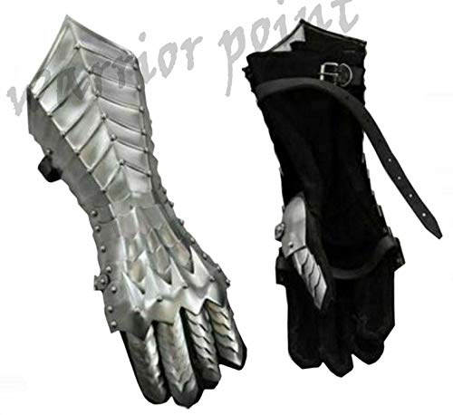 WARRIORPOINT Mittelalterliche Nazgul Fantasy Gauntlets SCA Armor Gauntlets Handschuhe Eisen mit Exp Versand von WARRIORPOINT