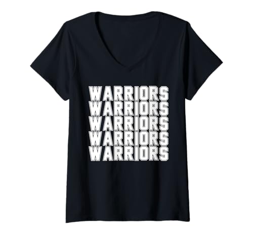 Damen Krieger T-Shirt mit V-Ausschnitt Damen Krieger T-Shirt mit V-Ausschnitt von WARRIORS