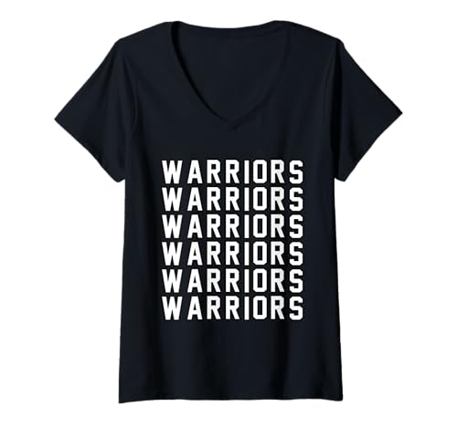 Damen Krieger T-Shirt mit V-Ausschnitt Damen Krieger T-Shirt mit V-Ausschnitt von WARRIORS