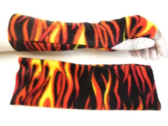 Flauschig Weiche Handschuhe, Feuer Warme Fleece Armstulpen, Ideal Zu Kleidern, Unter Oder Über Einen Dünnen Pulli, Das Beliebte Geschenk von WARZOG