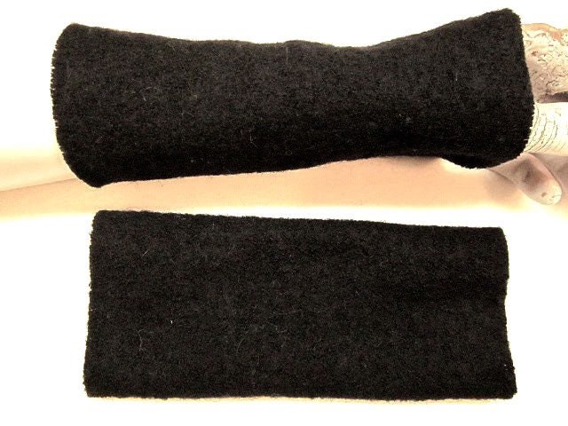 Robuster Weicher Wollwalk, Langlebige Armstulpen Handschuhe Warm Stabile Pulswärmer, Loden Wolle, Ideal Zu Kleidern Oder Über Einen Pulli von WARZOG