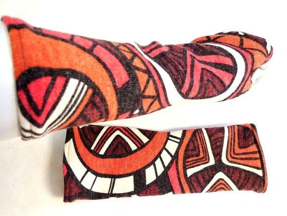 Warme Handschuhe Weiche Strickwolle Armstulpen, Feingewirke, Rot, Schwarz, Exzellente Stoffqualität, Wolle Zärtlich, Das Beliebte Geschenk von WARZOG