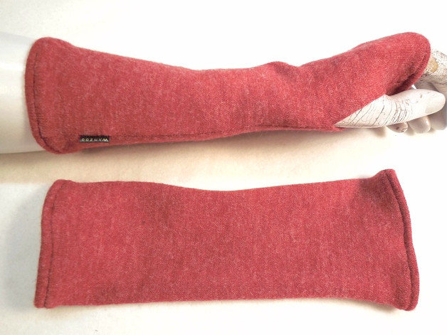 Weiche Leichte Handschuhe Strickwolle Armstulpen, Diese Schicken Armstulpen Ergeben Mit Ihrem Daumenloch Fingerfreie von WARZOG