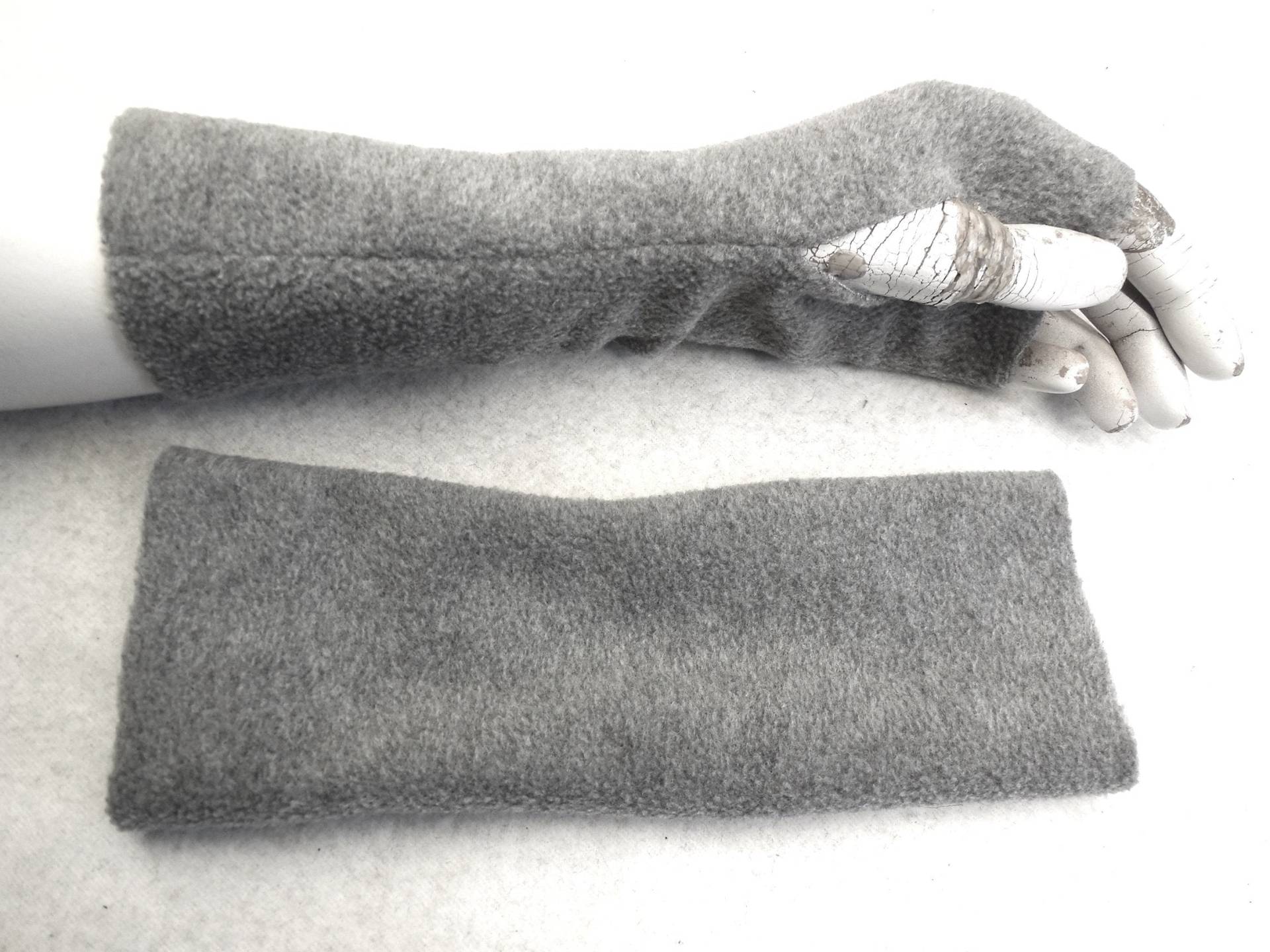 Wellness Fleece Flauschig Weich Warme Armstulpen Handschuhe, Ideal Zu Kleidern, Unter Oder Über Einen Dünnen Pulli, Das Beliebte Geschenk von WARZOG