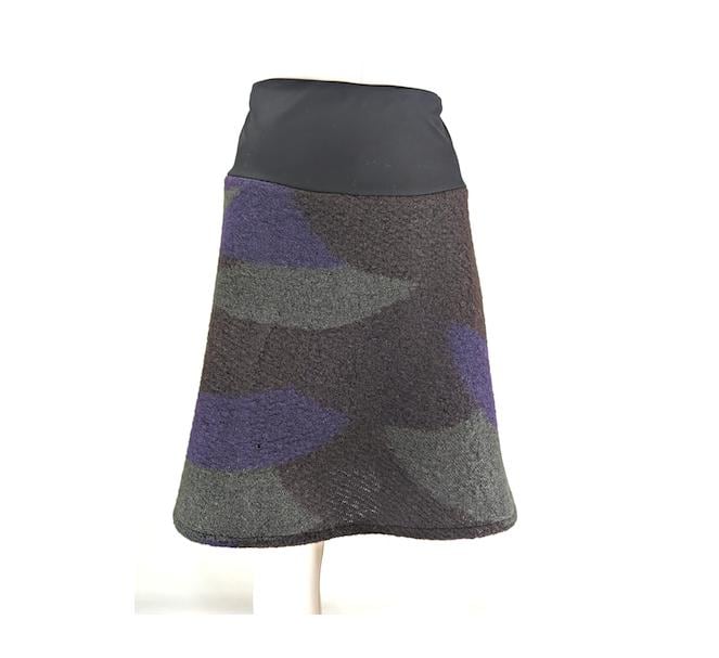 strickwolle Rock in A Form, Behaglich, Schwarzgrün, Formstabil, Glücklich, Schön Weich, Warm, Angenehm Zu Tragen, Das Geschenk von WARZOG