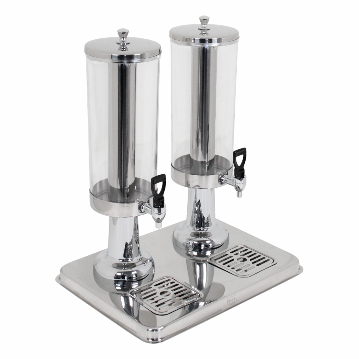 WAS Germany 6 L Getränkedispenser Saftspender Dispenser Crushed Ice Edelstahl von WAS Germany