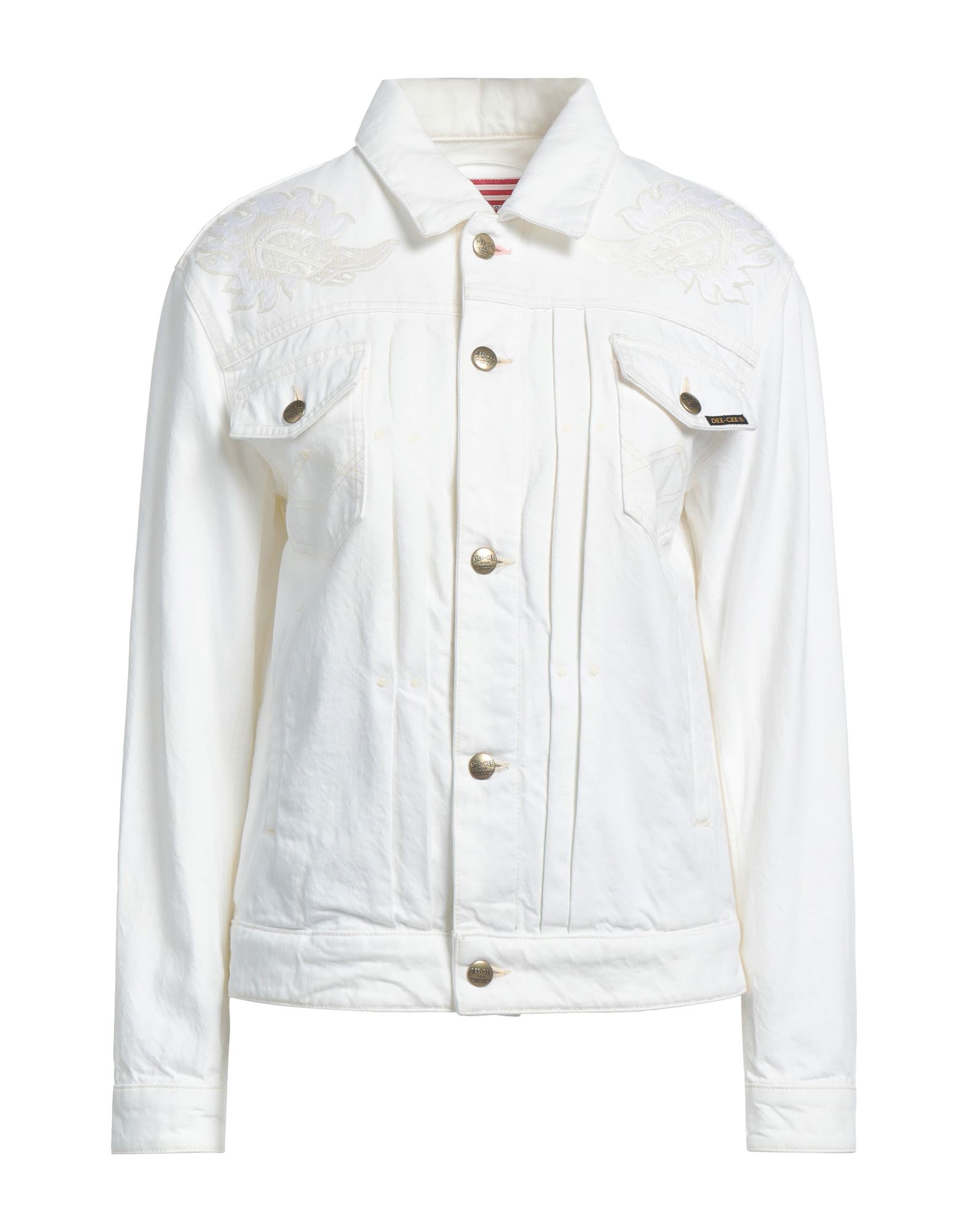 WASHINGTON DEE-CEE Jeansjacke/-mantel Damen Off white von WASHINGTON DEE-CEE