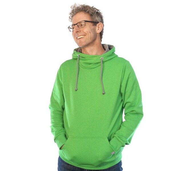 WASNI Hoodie mit Schalkragen, made in Esslingen aus 100% Biobaumwolle WASNI Hoodie mit Schalkragen, made in Esslingen aus 100% Biobaumwolle von WASNI