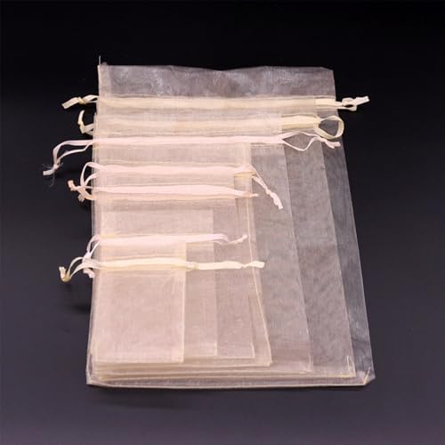 100 Stück Transparente Organzabeutel Geschenkbeutel Mit Kordelzug Für Schmuck Party Hochzeit Party Festival Süßigkeitenbeutel 100 Stück Transparente Organzabeutel Geschenkbeutel Mit Kordelzug Für Schmuck Party Hochzeit Party Festival Süßigkeitenbeutel von WASTEBIN