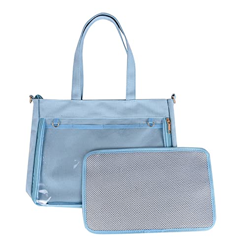 Frauen JK Schöne Umhängetasche Niedliche Schultertasche Teenager College Stil Schmerz Tasche Handtasche Mädchen Transparente Umhängetasche von WASTEBIN
