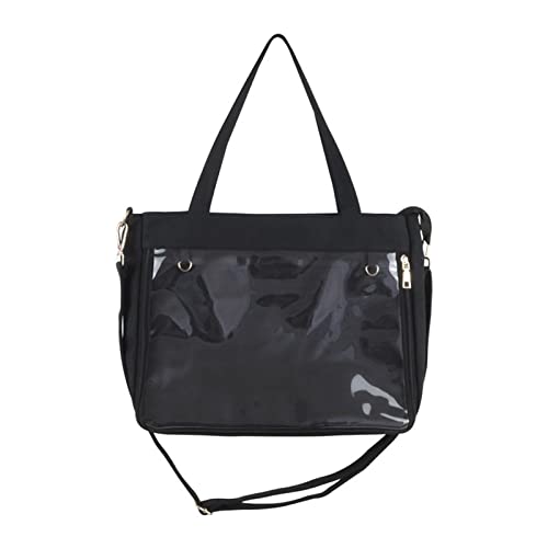 Frauen JK Schöne Umhängetasche Niedliche Schultertasche Teenager College Stil Schmerz Tasche Handtasche Mädchen Transparente Umhängetasche von WASTEBIN