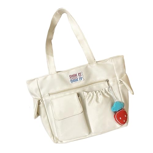 Koreanische Nylon Umhängetasche Für Damen Und Herren Großes Fassungsvermögen Und Mehrere Taschen Handtasche Mit Reißverschluss Für Schule Arbeit Reisen von WASTEBIN