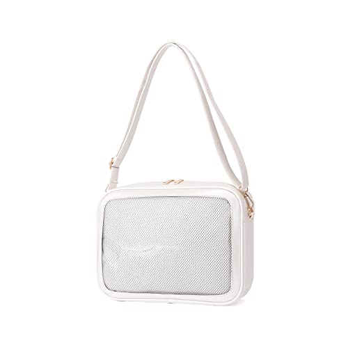 Mädchen Niedlich Schulter Tasche Frauen Transparent Umhängetasche Teenager JK Umhängetasche Weibliche Handtasche Student Schulranzen Tasche Ins Mädchen Niedlich Schulter Tasche Frauen Transparent Umhängetasche Teenager JK Umhängetasche Weibliche Handtasche Student Schulranzen Tasche Ins von WASTEBIN