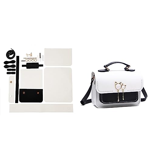 Tasche Satchel Herstellung PU Leder Handwerk Werkzeug Set Handgemachte Handtasche Schultertaschen Stich Frauen Mädchen Geburtstagsgeschenk von WASTEBIN