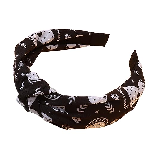 WASTEBIN Halloween Deutschland Haarreif, Diademe für Haarstyling mit Mädchen, hübsches Haarseil und Stirnband mit Halloween-Aufdruck, hübsches Haarband für Kleinkinder, Halloween von WASTEBIN