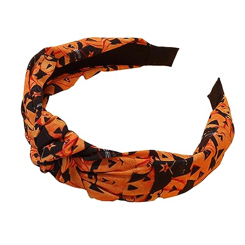 WASTEBIN Halloween Deutschland Haarreif, Diademe für Haarstyling mit Mädchen, hübsches Haarseil und Stirnband mit Halloween-Aufdruck, hübsches Haarband für Kleinkinder, Halloween von WASTEBIN