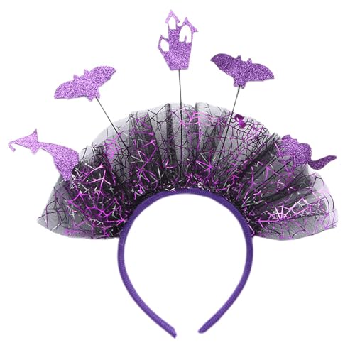 WASTEBIN Halloween Deutschland Haarreif, Gothic Mesh-Haarband für Halloween, Erwachsene, Kinder, Festival, Party, Stirnband, Tag des Todes, Kopfbedeckung, Partygeschenk, Accessoire WASTEBIN Halloween Deutschland Haarreif, Gothic Mesh-Haarband für Halloween, Erwachsene, Kinder, Festival, Party, Stirnband, Tag des Todes, Kopfbedeckung, Partygeschenk, Accessoire von WASTEBIN