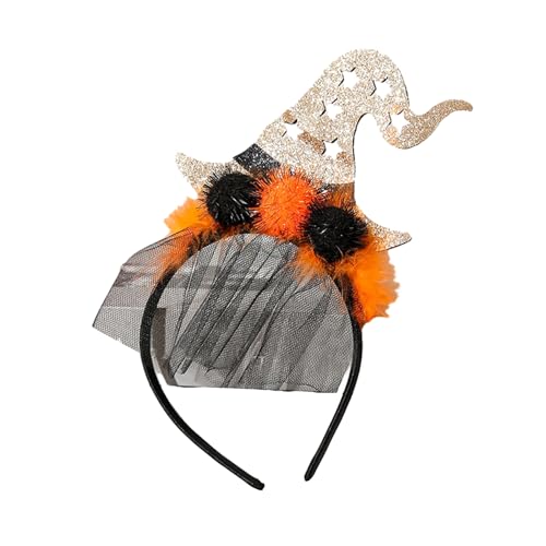 WASTEBIN Halloween Deutschland Haarreif, Gothic Star Hexen-Haarband für Halloween, Erwachsene und Kinder, Festival-Party, Stirnband, Netz-Kopfbedeckung, Party-Requisiten, Zubehör WASTEBIN Halloween Deutschland Haarreif, Gothic Star Hexen-Haarband für Halloween, Erwachsene und Kinder, Festival-Party, Stirnband, Netz-Kopfbedeckung, Party-Requisiten, Zubehör von WASTEBIN