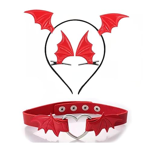 WASTEBIN Halloween Deutschland Haarreif, Haarspangen für Mädchen, Gothic, Halloween, Cosplay, Teufelsflügel, Haarnadel, Stirnband, Punk-Haarschmuck, einzigartige schwarze Kopfbedeckung WASTEBIN Halloween Deutschland Haarreif, Haarspangen für Mädchen, Gothic, Halloween, Cosplay, Teufelsflügel, Haarnadel, Stirnband, Punk-Haarschmuck, einzigartige schwarze Kopfbedeckung von WASTEBIN