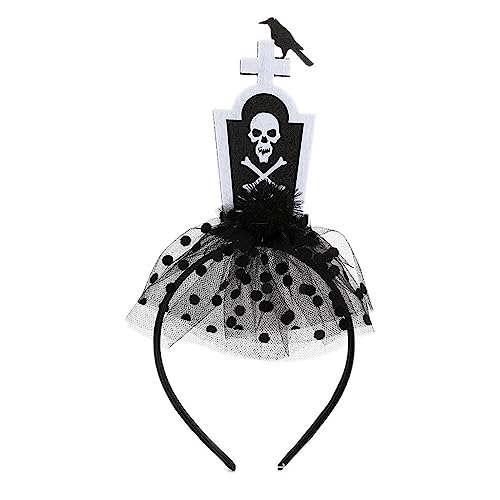 WASTEBIN Halloween Deutschland Haarreif, Schwarzes Garndekor Frau Cosplay Hexenhaarreif mit Garn Cosplay Animes Charakter Haarhalter Halloween Party Kopfbedeckung WASTEBIN Halloween Deutschland Haarreif, Schwarzes Garndekor Frau Cosplay Hexenhaarreif mit Garn Cosplay Animes Charakter Haarhalter Halloween Party Kopfbedeckung von WASTEBIN