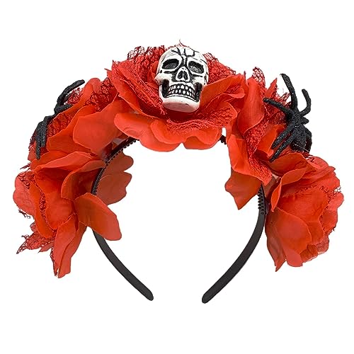 WASTEBIN Halloween Deutschland Haarreif, gruseliges Halloween-Totenkopf-Stirnband, Spinnen, Cosplay-Party, Kopfbedeckung, Haarreif, lustiges Skelett-Stirnband, Halloween-Verkleidung WASTEBIN Halloween Deutschland Haarreif, gruseliges Halloween-Totenkopf-Stirnband, Spinnen, Cosplay-Party, Kopfbedeckung, Haarreif, lustiges Skelett-Stirnband, Halloween-Verkleidung von WASTEBIN