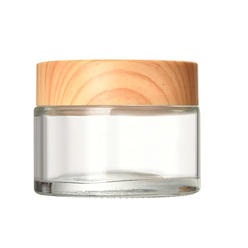1 STÜCK Leere Glasklare Runde Gläser Behälter Mit Deckel Für Kosmetische Lotion Creme Make Up Perlen Lidschatten Proben Glas Kosmetikbehälter Set von WATERBELINE