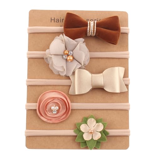 1 Set Neugeborene Nylon Stirnband Weiche Und Atmungsaktive Bowknot Hair Band Kopfbedeckung Für Studio Fotoshootings Und Tägliche Versammlungen von WATERBELINE