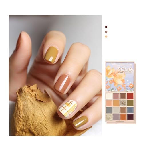 16in1 Solid Gel Polish UV Soak Off Gel Nail Art Maniküre Design Für Home Salon Solid Gel Polish Kit/Set Solid Gel Polish Glitter von WATERBELINE
