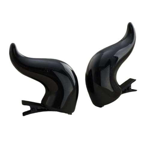 2pcs Devil Horn Hair Clip Set Für Erwachsene Kinder Neuheit Dark Serie Horn Side Clip Halloween Party Kostüm Haarnadel All von WATERBELINE