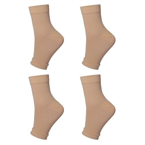 4 Stück Plantarsocken Mit Fußgewölbeunterstützung Für Männer Und Frauen Knöchel Kompressionssocken Für Fuß Fersenentlastung Orthesen Kompressionssocken Fußstützsocken Sportliche von WATERBELINE