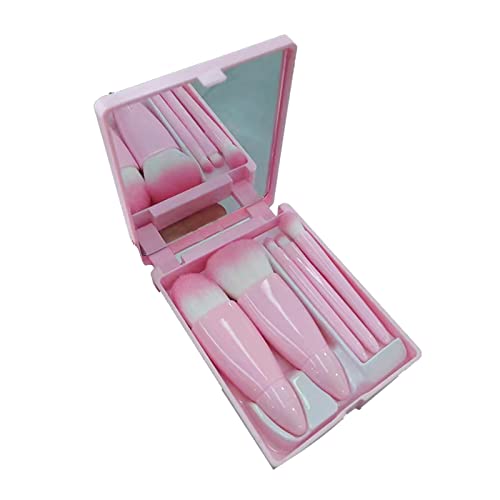 5-teiliges Make Up Pinsel Set Für Kosmetika Mit Etui Für Puder Lidschatten Misch Lidschatten Pinsel Mit von WATERBELINE