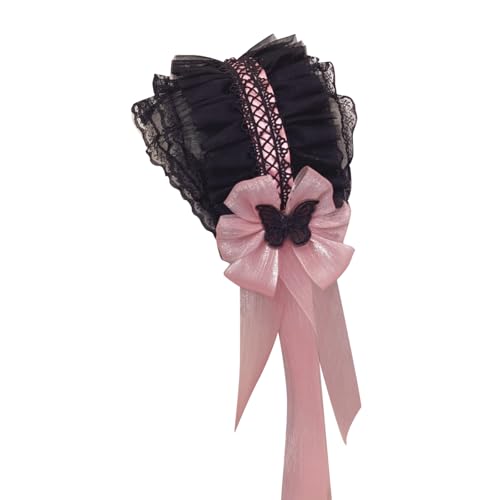Bowknot Ribbon Stirnbänder Elegante Lolitas Stile Kopfbedeckung Schöne Kopfbedeckung Für Frauen Und Modebegeisterte von WATERBELINE