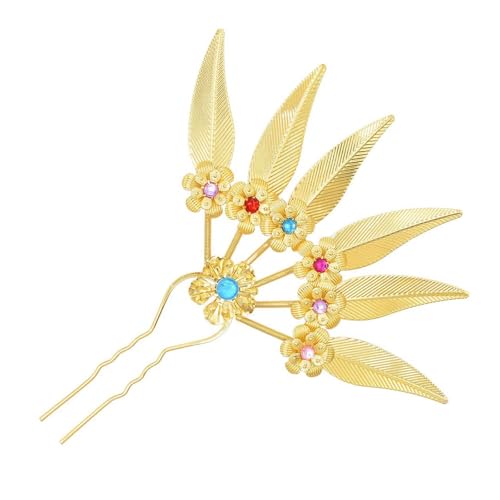 Elegantes Blatthaarstock Mit Crystal Filigree Buyao Für Frauen Mädchen Buyao Für Ethnische Thailändische Kopfbedeckung Haarschmuck von WATERBELINE