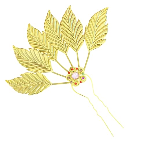 Elegantes Blatthaarstock Mit Crystal Filigree Buyao Für Frauen Mädchen Buyao Für Ethnische Thailändische Kopfbedeckung Haarschmuck von WATERBELINE