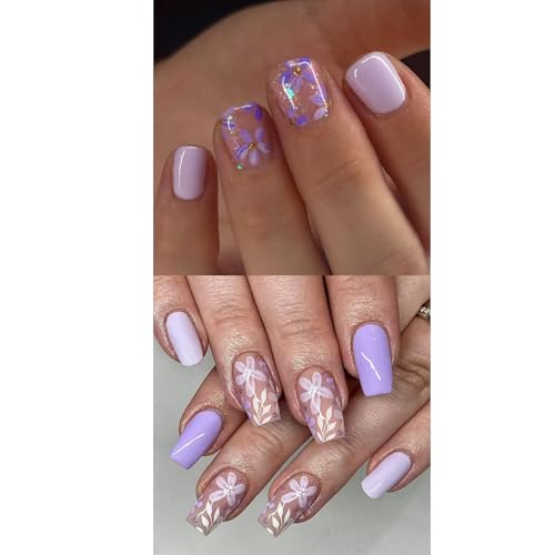 Quadratische Presse Auf Nägeln Gefälschte Nägel Kleber Auf Nägeln Künstlicher Acrylnägel 12 Größe 48pcs Stick Auf Nägeln Für Frauen von WATERBELINE