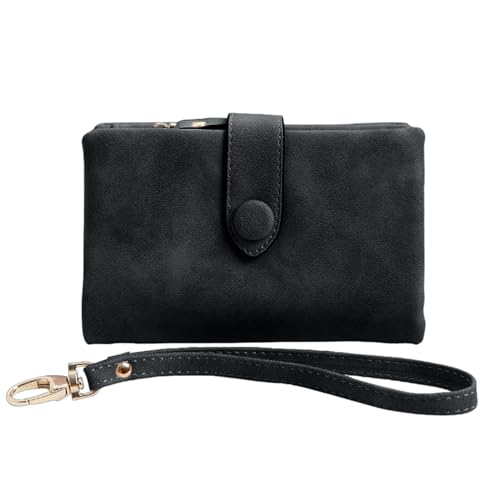 WATERBELINE Bifold-Geldbörse/Kreditkartenetui aus PU-Leder mit großem Fassungsvermögen für Herren und Damen, Clutch-Taschen, Münzgeldbörsen von WATERBELINE